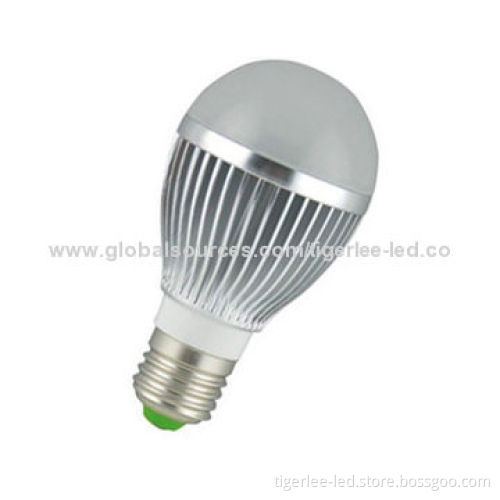 E27 LED bulb lighting with aluminum shell + PC lampshade, great energy saving, CRI>80